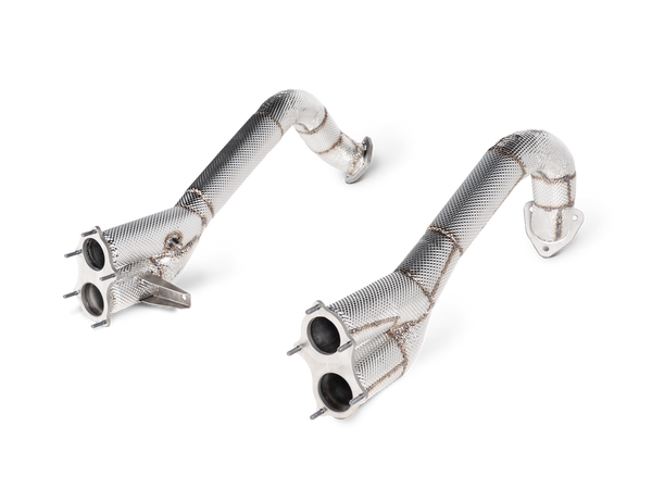 Akrapovič L-PO/T/13 Link Pipe Set (Titanium) for Porsche models