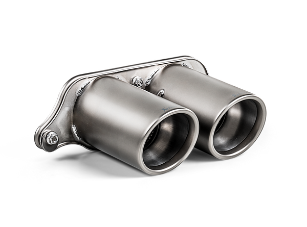 Akrapovič TP-T/S/17 Tail Pipe Set (Titanium) for Porsche models