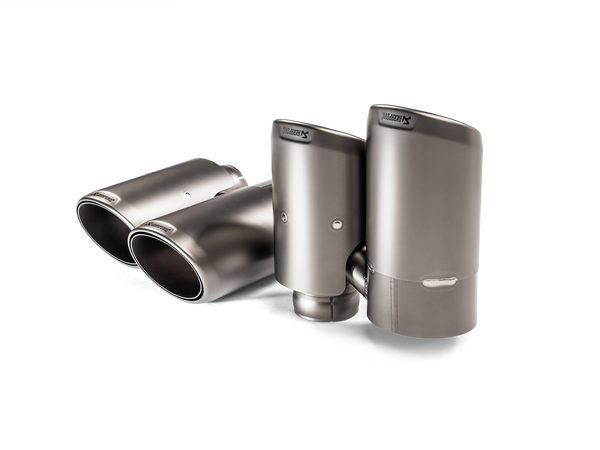 Akrapovič TP-T/S/23 Tail Pipe Set (Titanium) for Porsche models