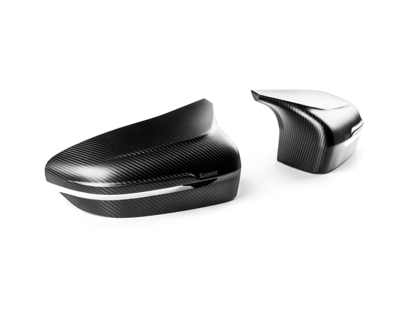 Akrapovič WM-BM/CA/3/M Carbon Fiber Mirror Cap Set - Matte for BMW models